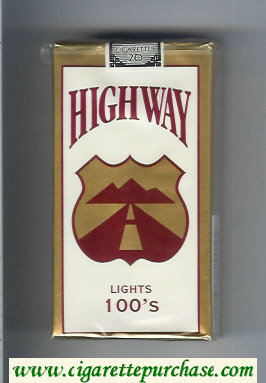 Highway Lights 100s cigarettes soft box