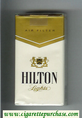 Hilton Lights Air Filter 100s cigarettes soft box