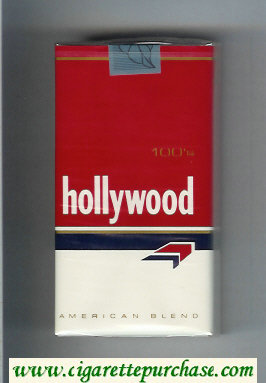 Hollywood 100s American Blend cigarettes soft box