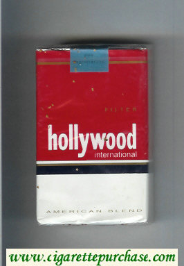 Hollywood International American Blend cigarettes soft box