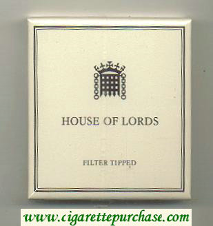 House of Lords cigarettes wide flat hard box