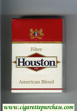 Houston Filter USA American Blend cigarettes hard box