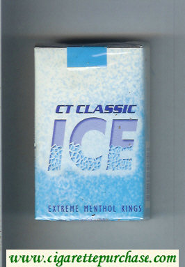 Ice CT Classic Extreme Menthol Kings cigarettes soft box
