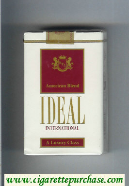Ideal International American Blend cigarettes soft box