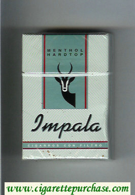 Impala Menthol Hardtop cigarettes hard box