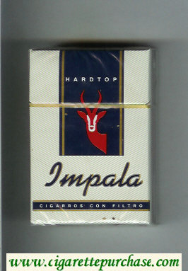 Impala Hardtop cigarettes hard box
