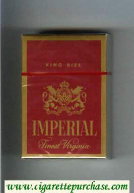Imperial Finest Virginia King Size cigarettes hard box