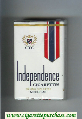 Independence cigarettes 20 King Size Filter soft box