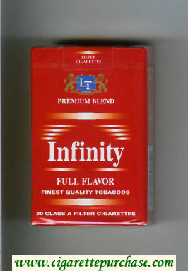 Infinity Premium Blend Full Flavor cigarettes soft box