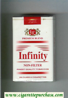 Infinity Premium Blend Non-Filter cigarettes soft box