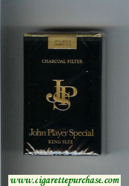 John Player Special Charcoal Filter King Size cigarettes soft box