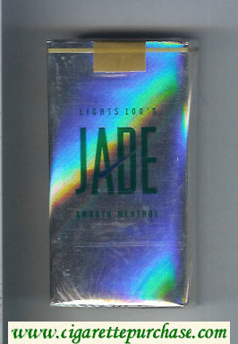 Jade Smooth Menthol Lights 100s cigarettes soft box