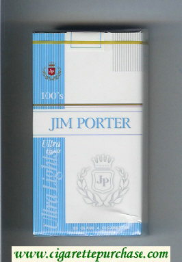 Jim Porter Ultra Lights 100s cigarettes soft box