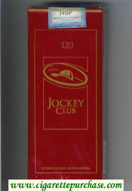 Jockey Club 120s dark red cigarettes soft box