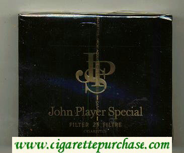 John Player Special cigarettes 25s wide flat hard box