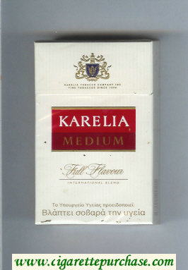 Karelia Medium Full Frovour International Blend cigarettes hard box