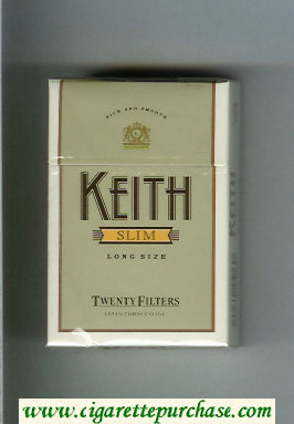 Keith Slim Twenty Filters cigarettes hard box