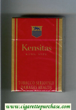 Kensitas cigarettes hard box