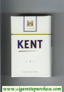 Kent USA Blend 1 Charcoal Filter cigarettes hard box
