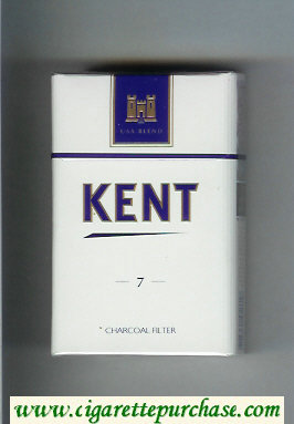 Kent USA Blend 7 Charcoal Filter cigarettes hard box