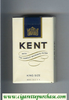 Kent With The Famous Micronite Filter cigarettes soft box