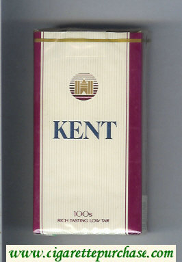 Kent 100s cigarettes soft box