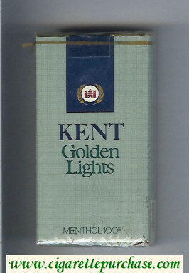 Kent Golden Lights Menthol 100s cigarettes soft box