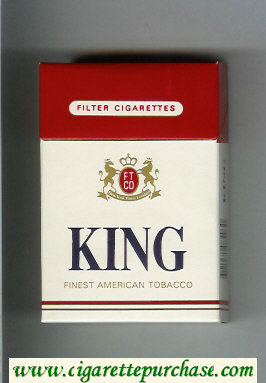 King Finest American Tobacco cigarettes hard box