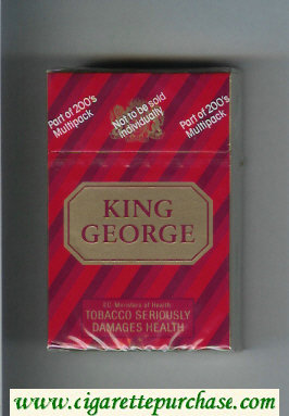King George cigarettes hard box