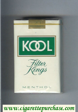 Kool Filter Kings Menthol cigarettes soft box