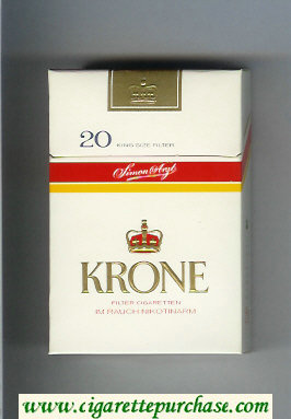 Krone cigarettes hard box