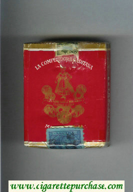 La Competidora Gaditana red cigarettes soft box