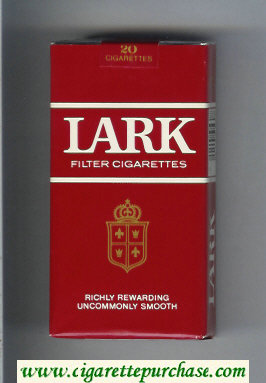 Lark Filter Cigarettes 100s Richly Rewarding red soft box