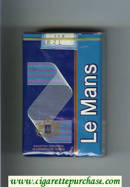 Le Mans blue Cigarettes soft box