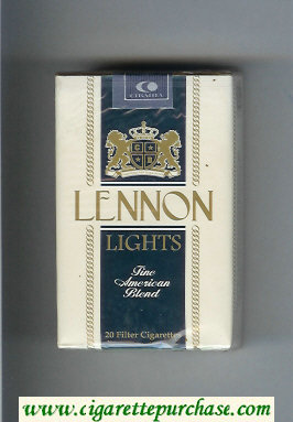 Lennon Lights Fine American Blend cigarettes soft box