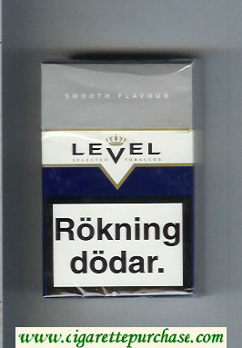 Level Smooth Flavour cigarettes hard box