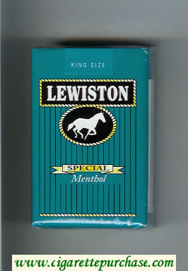 Lewiston Special Menthol cigarettes soft box
