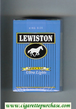 Lewiston Special Ultra Lights cigarettes soft box