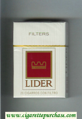 Lider Filters cigarettes hard box