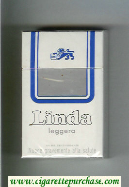 Linda Leggera cigarettes hard box