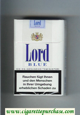 Lord Blue cigarettes hard box