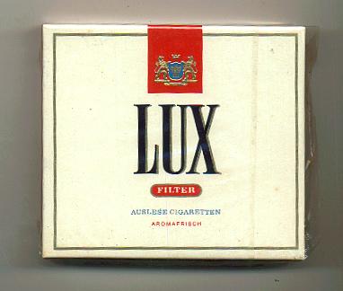 Lux Filter 24 Cigarettes wide flat hard box