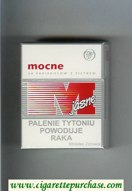 M Mocne Jasne cigarettes hard box