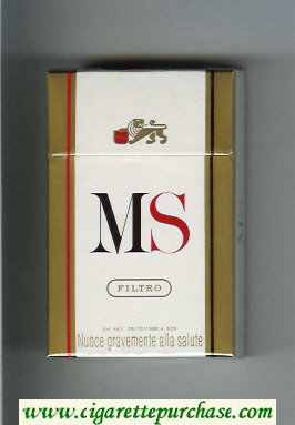 MS Filtro cigarettes hard box