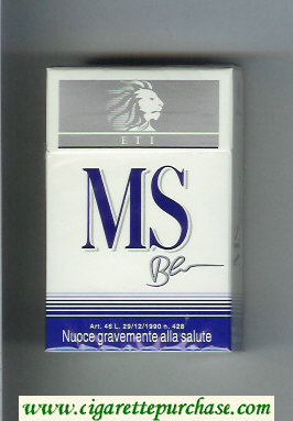 MS ETI Blu cigarettes hard box