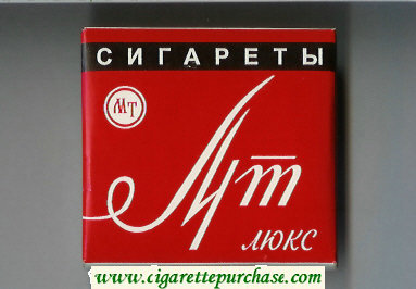 MT Lyuks T cigarettes wide flat hard box
