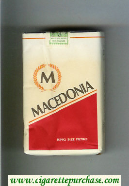 Macedonia M cigarettes soft box