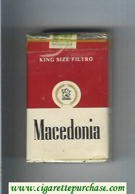 Macedonia King Size Filtro soft box cigarettes