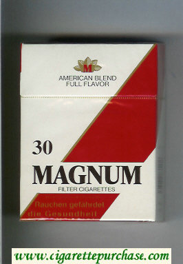 Magnum American Blend Full Flavor 30 cigarettes hard box