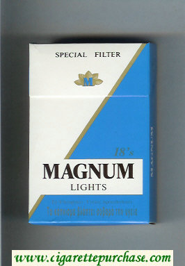Magnum Special Filter Lights cigarettes hard box